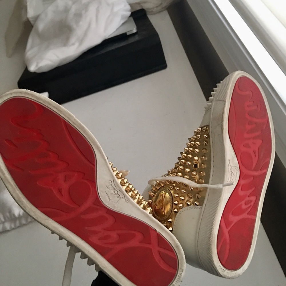 Christian Louboutin Sneakers | Louis Spikes Flat - Picture 3 of 16